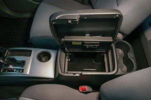 Toyota Tacoma Console Safe - Tuffy Products - W/ Keyed Lock - Black - `05-`15